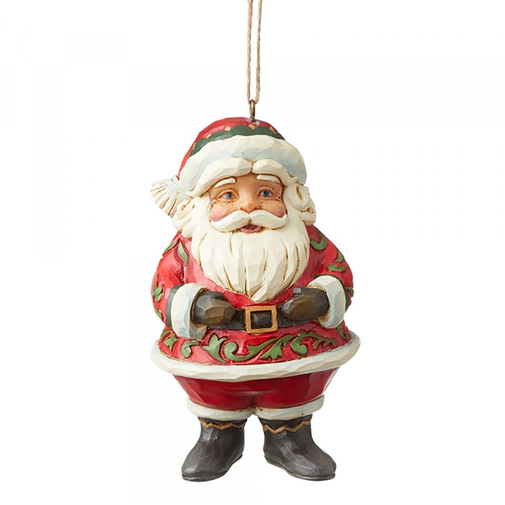 Jim Shore Heartwood Creek Mini Jolly Santa Figurine 6004310